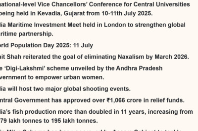 Read Daily Current Affairs Article of  12 July 2025