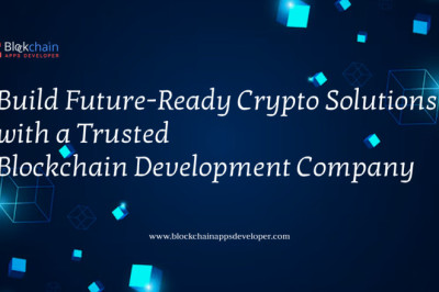Build Future-Ready Crypto Solutions with a Trusted Blockchain Development Company