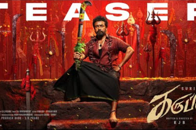 Karuppu Teaser: Suriya Shines as Guardian in RJ Balaji's Film with Ghajini Throwback