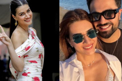 Kriti Sanon Celebrates 35th Birthday Surrounded by Water with Nuupur and Rumored Beau Kabir Bahia